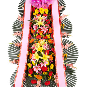 결혼식 3단화환