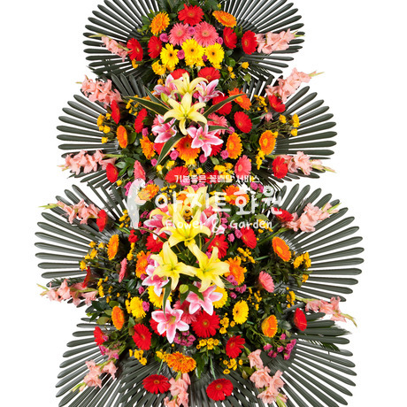 결혼식축하 3단화환 (특)